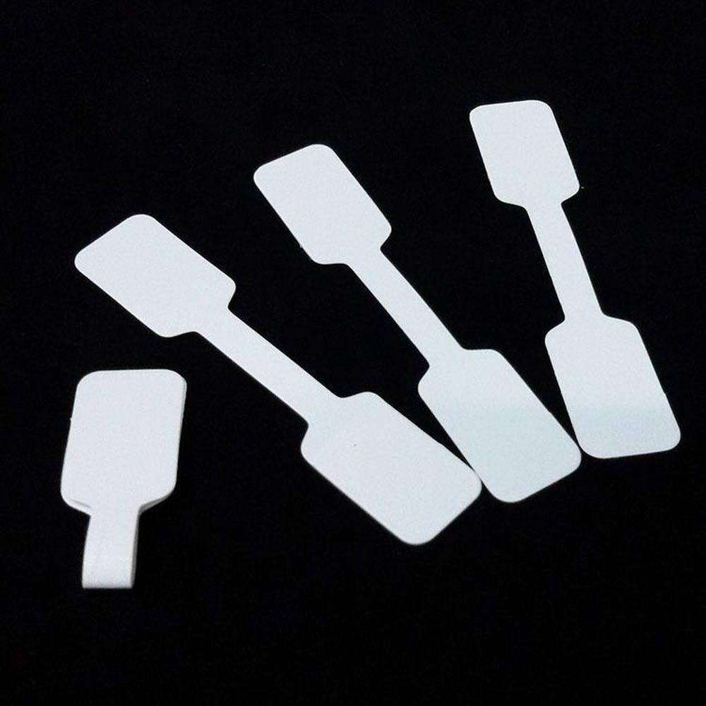 Set 100 Thẻ Giấy Màu Nâu / Trắng Làm Vòng Tay Trang Sức
