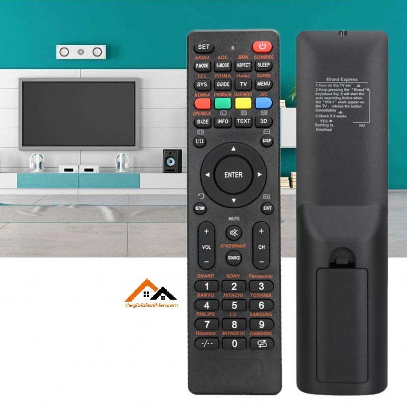 Điều khiển tivi đa năng RM-L1130+X PLUS -dùng được cho tất cả các loại tivi thường và Internet -Bh đổi mới