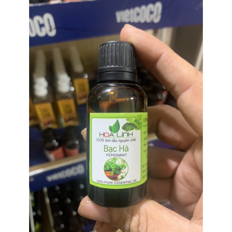 Tinh Dầu Quế - BẠC HÀ - SẢ CHANH Nguyên Chất 50ML