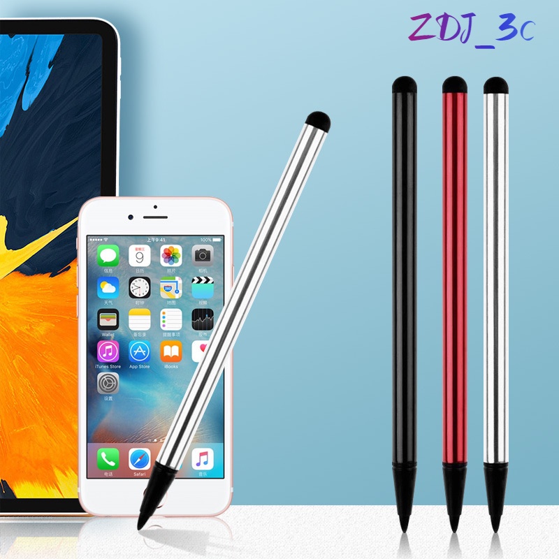 Bộ 3 Cây Bút Cảm Ứng Màu Trơn Thông Dụng Cho iPhone/iPad/Samsung/Xiaomi