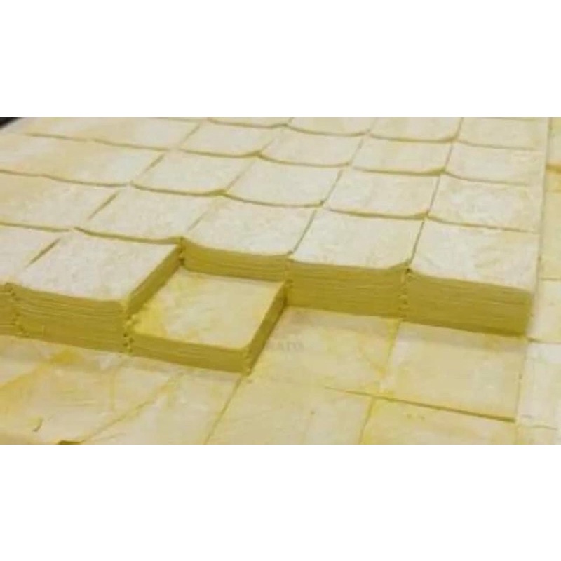 1 kg lá hoành thánh khoảng hơn 150 lá