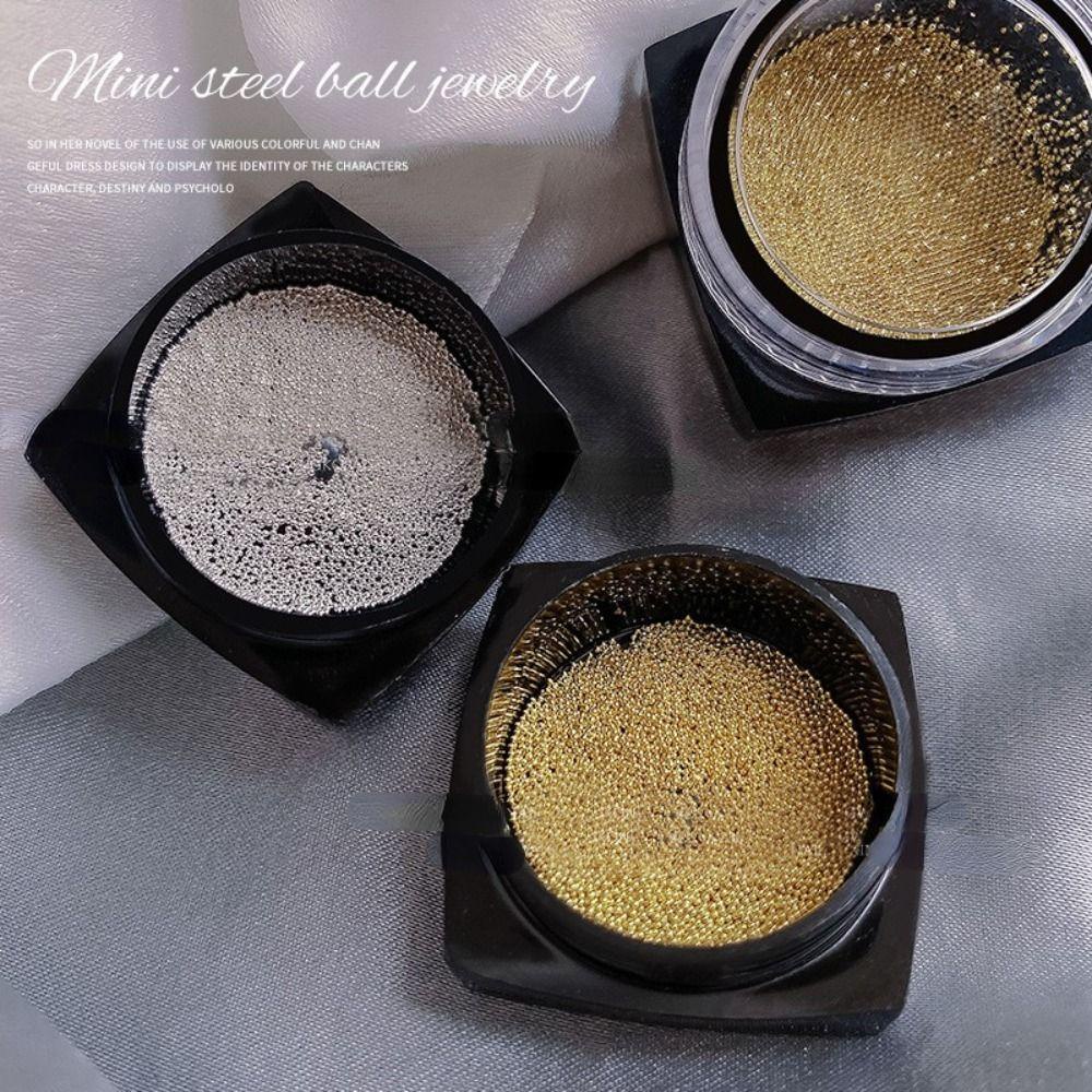 1 Lọ Hạt Charm 0.4mm / 0.6mm Trang Trí Móng Tay Nghệ Thuật