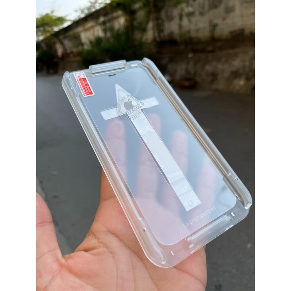 Kính cường lực chống bụi màng loa kèm khung dán tại nhà - Chính hãng Xundd cho IPhone 13 Promax / 13 Pro /13 / 12 Promax
