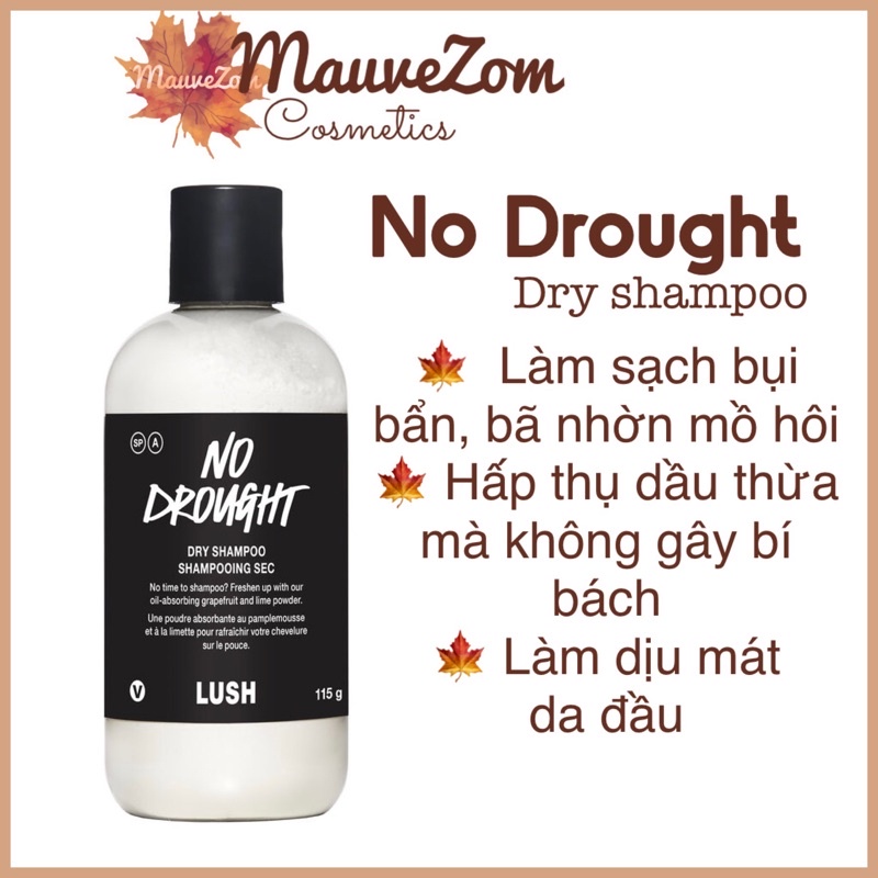 Dầu gội khô LUSH - No Drought dry shampoo