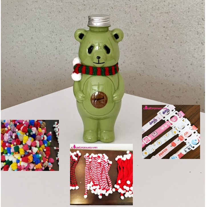 Chai Nhựa PET Cao Cấp Hình Gấu Panda 700ml