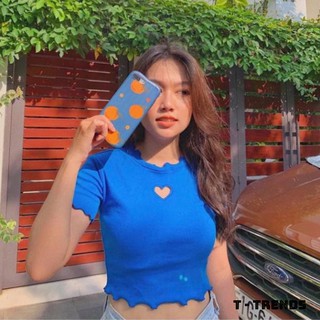 Hot Áo croptop bozip khoét tim 7 màu xuất khẩu