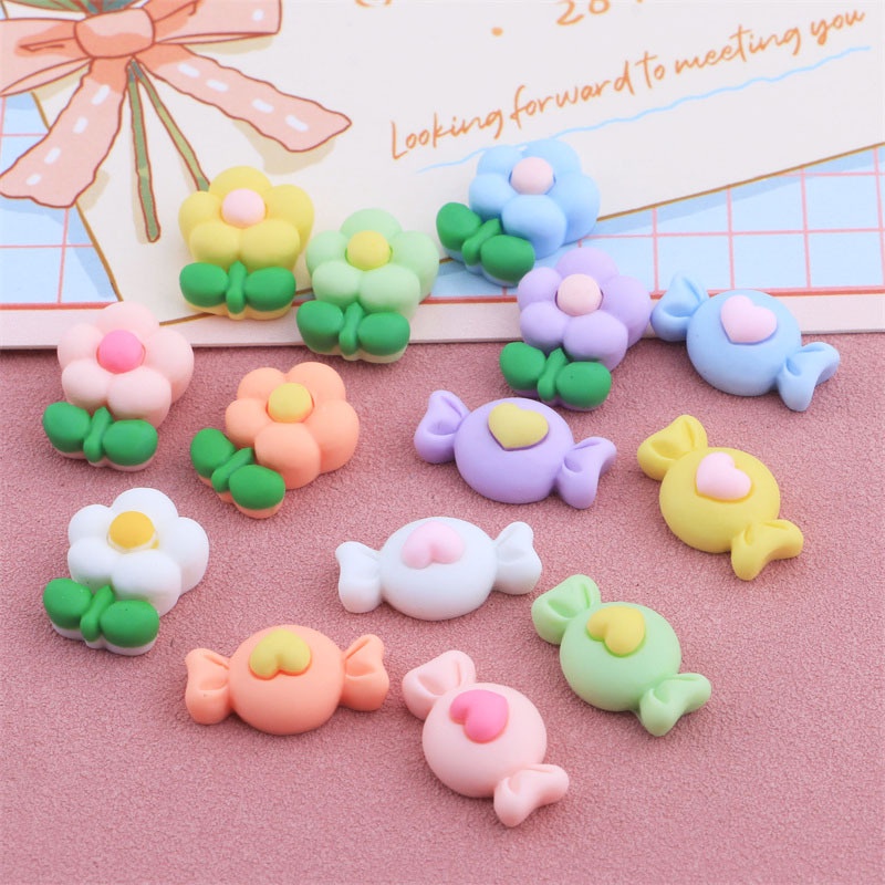 Kẹp Tóc Hình Chiếc Giày Mini Bằng Resin Màu Kẹo Trang Trí Đẹp Mắt