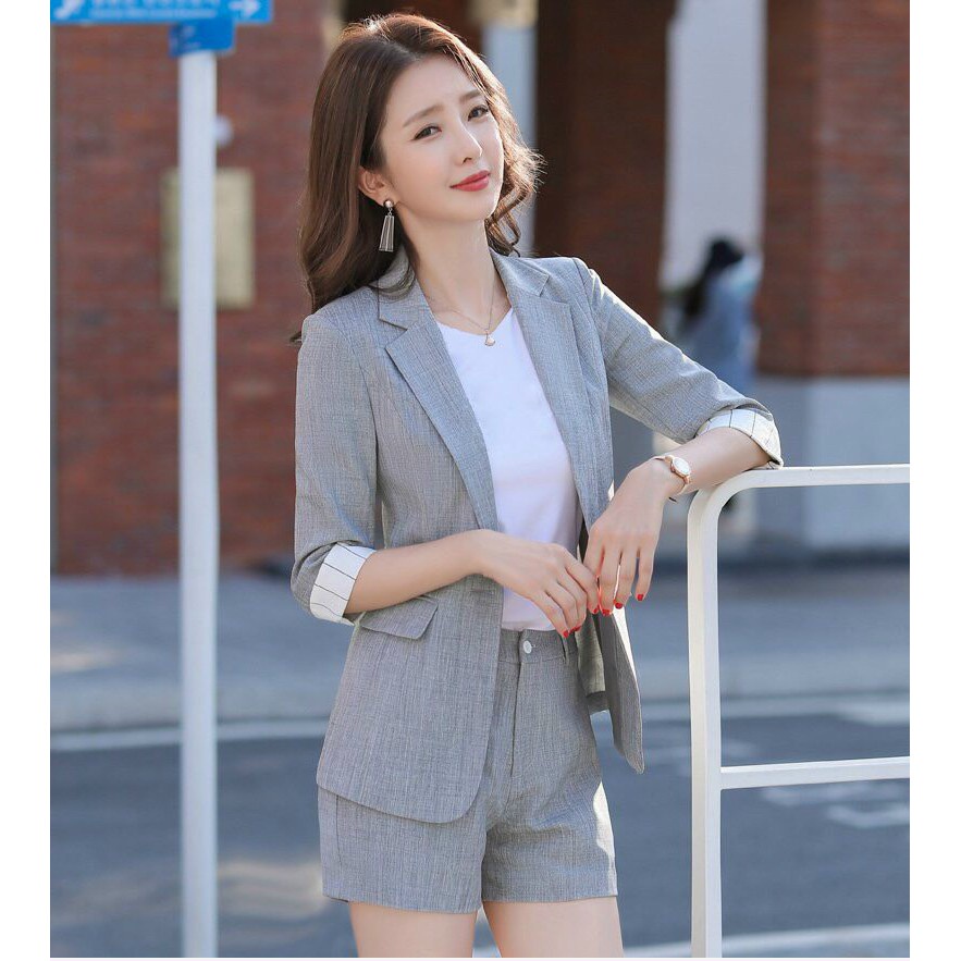 Set Đồ Nữ 3 Món - Set Vest Quần Đùi Áo Ulzzang Cao Cấp Kèm Áo 2 Dây (Có hình thật) | BigBuy360 - bigbuy360.vn