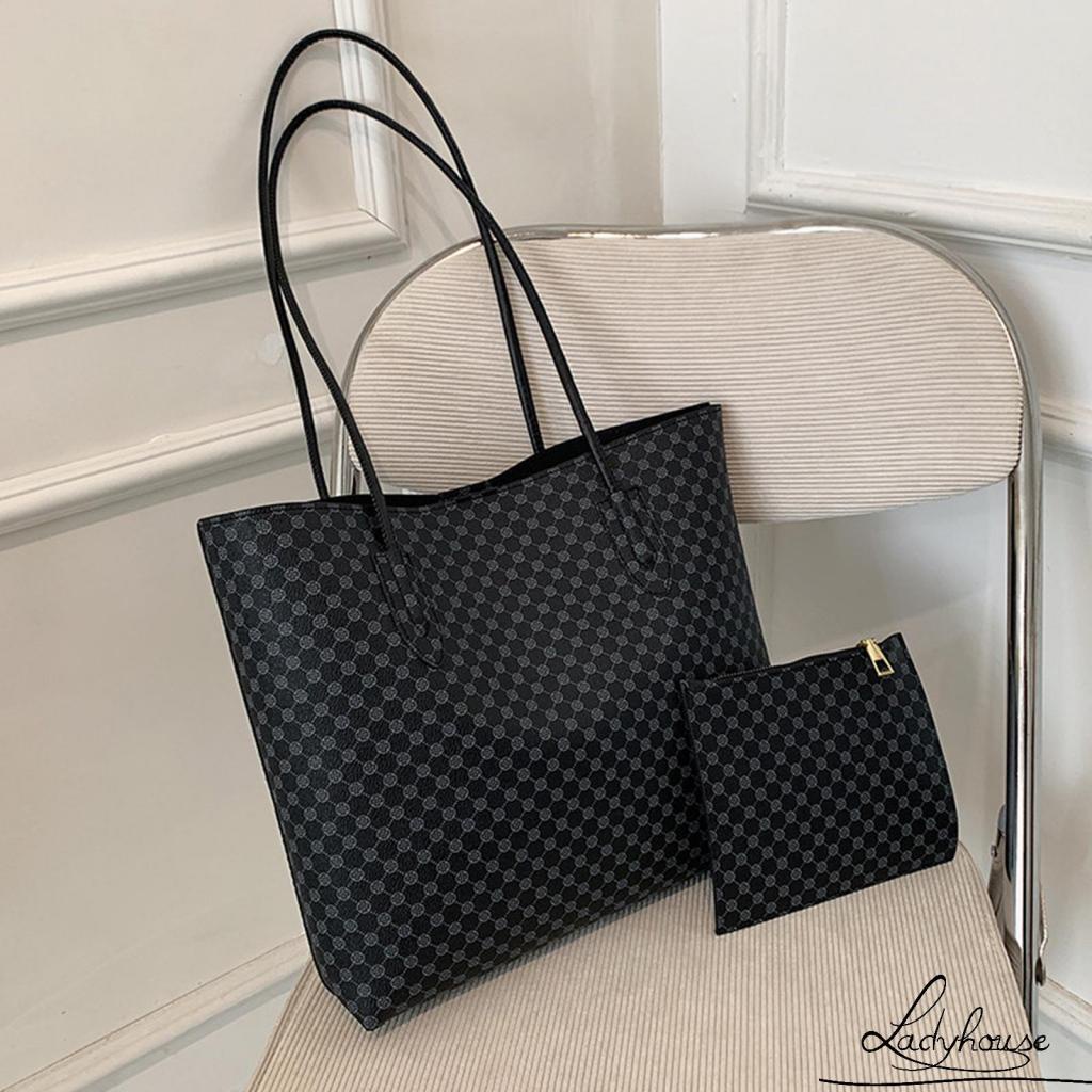 Set 2 Túi Xách Da Sức Chứa Lớn Phong Cách Boho Cổ Điển Cho Nữ