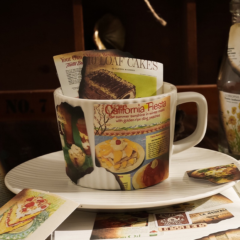 Set 40 Miếng Dán Trang Trí Sổ Tay Phong Cách Cổ Điển Độc Đáo DIY