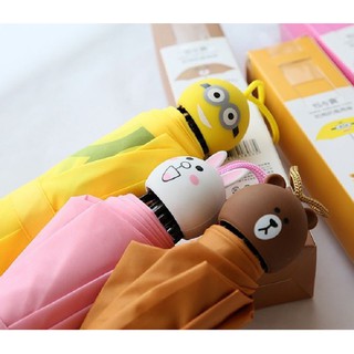 Cây dù che nắng tránh mưa hình thú dễ thương chất liệu chống thấm cao cấp tiện lợi