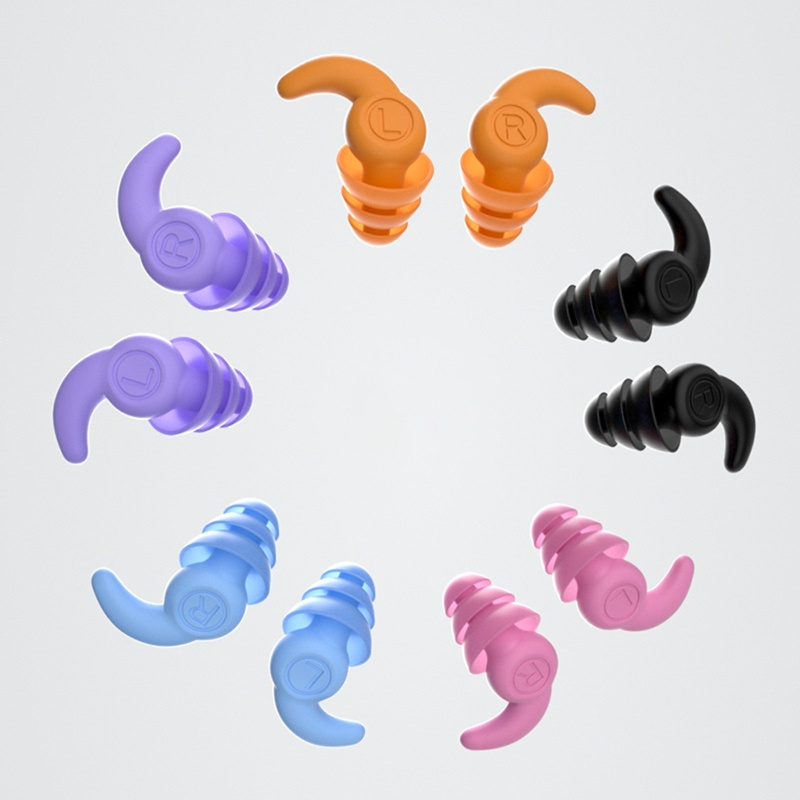 Nút Bịt Tai Bằng Silicone Chống Ồn Thoải Mái Dễ Sử Dụng