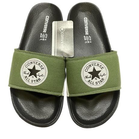 Dép Sandal Converse 1105 Bằng Cao Su Màu Đen / Xanh Lá Thời Trang Cho Nam Nữ