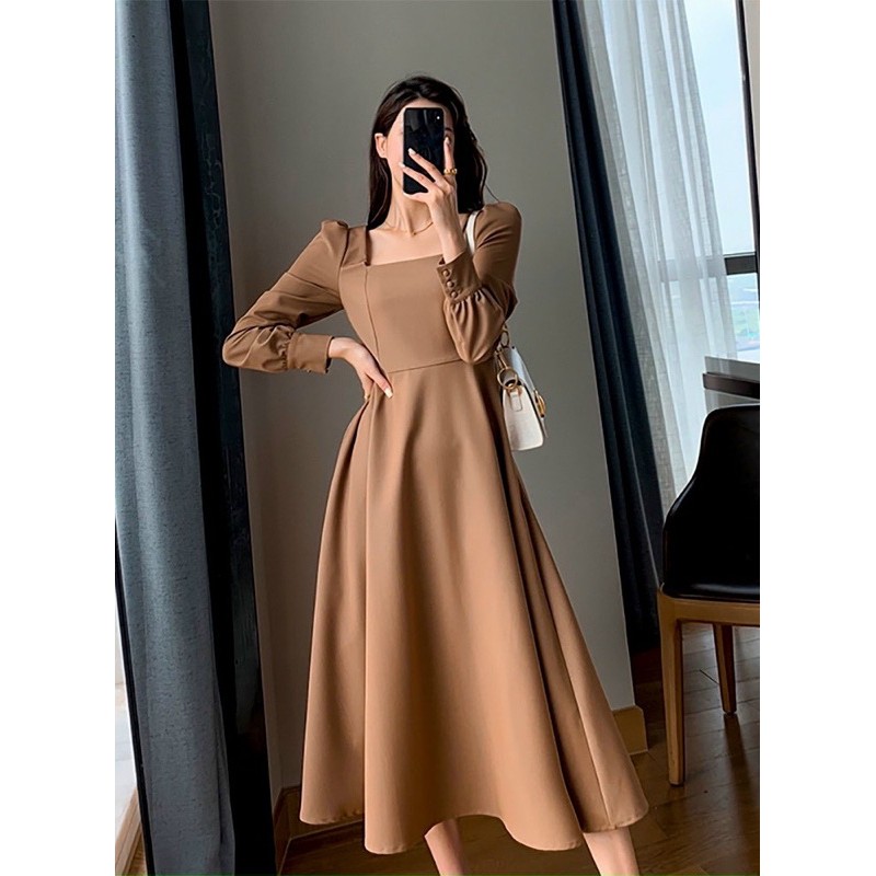 [Mã FAMARAL1 giảm 10K đơn 50K] Đầm dự tiệc maxi cổ vuông | BigBuy360 - bigbuy360.vn