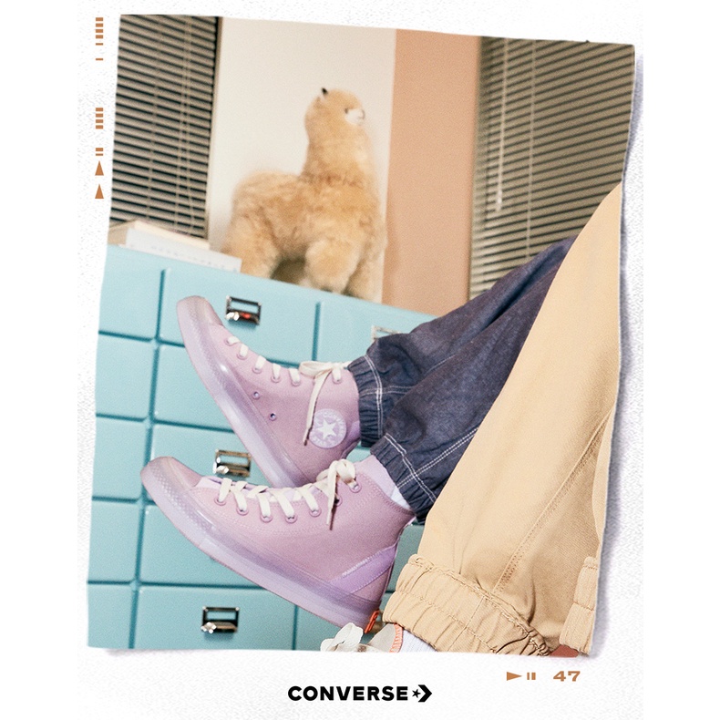 Giày Thể Thao CONVERSE All Star CX Vải canvas Đế jelly Màu Hồng Nhạt Dễ Thương 172893C-280