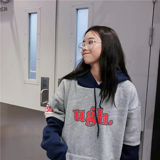 ÁO HOODIE NỈ PHỐI THÂN 2 MÀU UGH | BigBuy360 - bigbuy360.vn