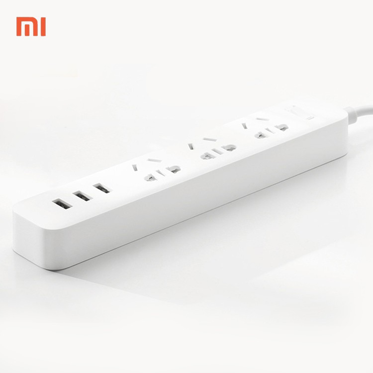 Ổ điện Xiaomi tích hợp 3 cổng USB Mi Power Trip - Bảo Hành 6 Tháng