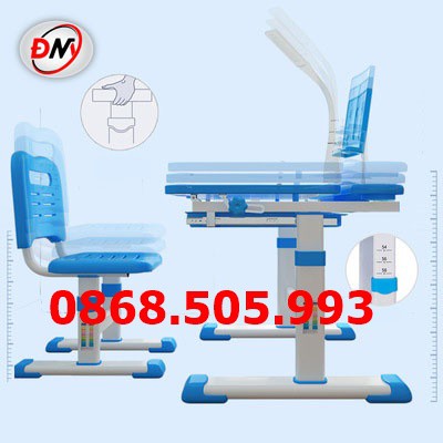 [Tặng đèn Led] Bộ bàn ghế chống gù chống cận bàn học thông minh cho học sinh tăng chỉnh độ cao phù hợp với trẻ em | BigBuy360 - bigbuy360.vn