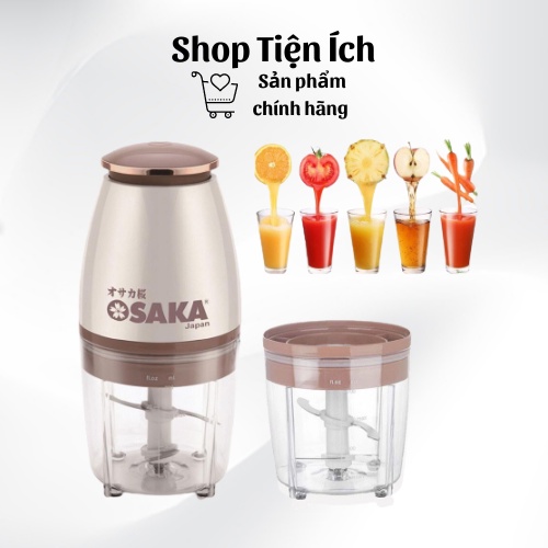Máy xay sinh tố OSAKA, máy say thịt mini đa năng 750ml (Shop Tiện Ích)