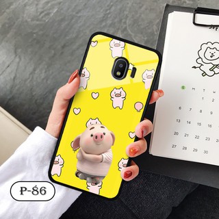 Ốp lưng kính Samsung Galaxy J2 Core-3D cute