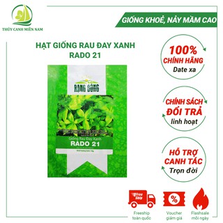 Hạt giống rau đay xanh RADO 21 (10g) | Giống Khoẻ, Tỉ Lệ Nảy Mầm Đến 90%, Có Hỗ Trợ Trồng Rau Tại Nhà