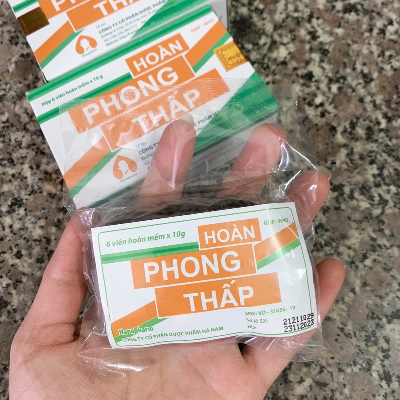 Viên hoàn mềm Hoàn Phong Thấp hỗ trợ các chứng tê buồn tay chân