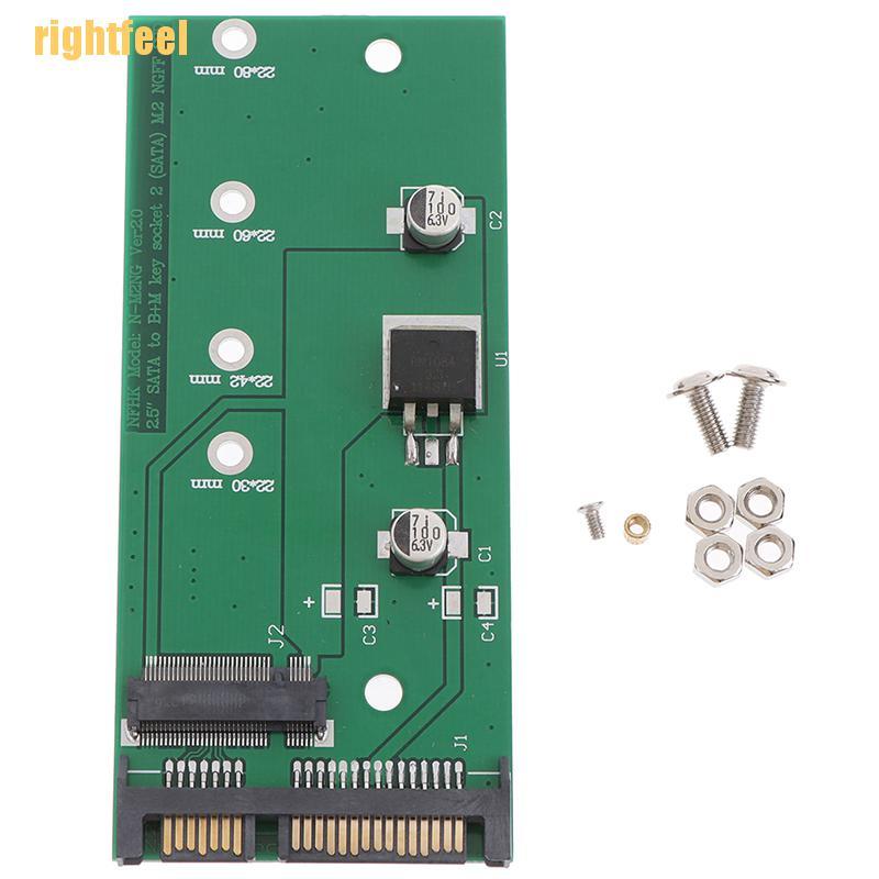 Đầu Chuyển Đổi Ngff (M2) Ssd Sang 2.5 Inch Sata M.2 Ngff Ssd Sang Sata3 Chuyên Dụng