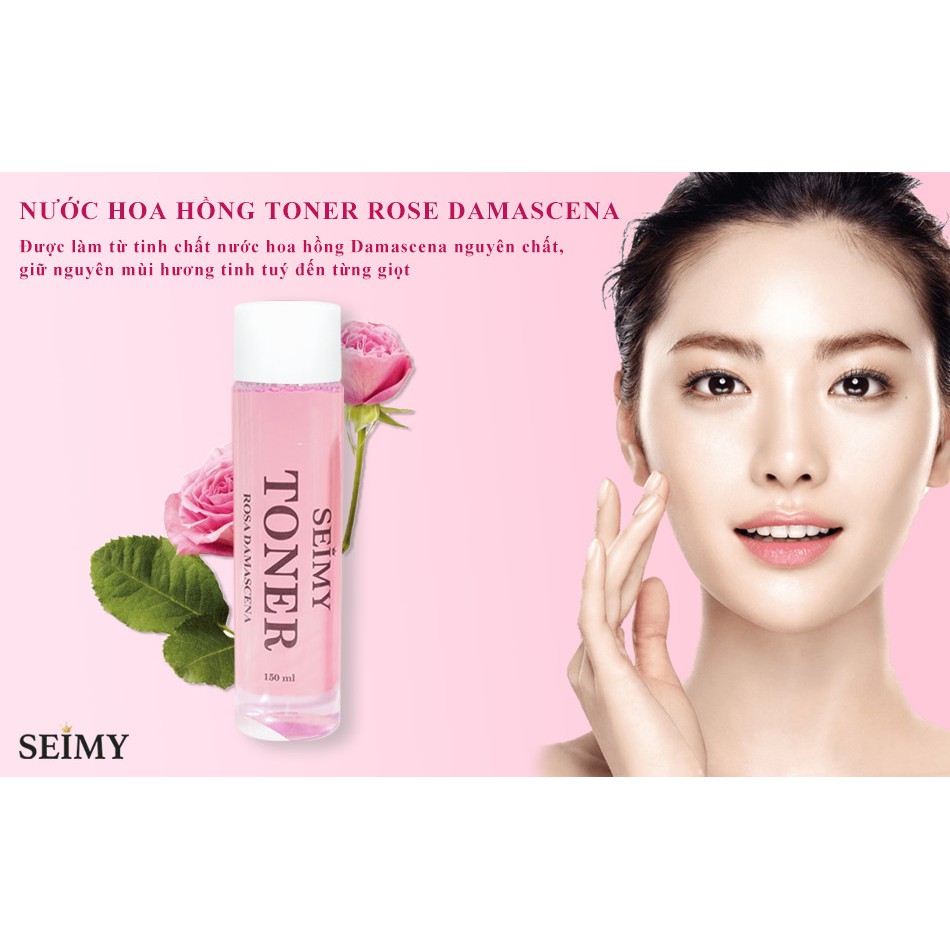 Nước hoa hồng toner SEIMY - Toner Rosa Damascena