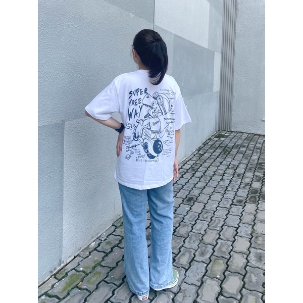 Elmer Signature - CROCO Áo thun form rộng 100% cotton 2c