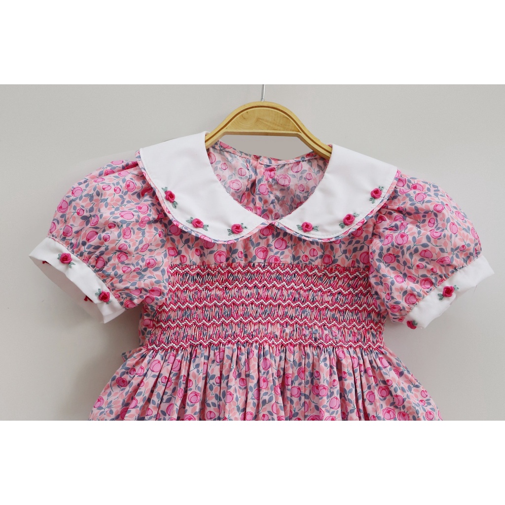 ĐẦM SMOCK HOA BÚP