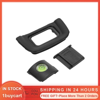 1buycart DK-20 Camera Viewfinder Eyecup Eyepiece Protector Replacement for Nikon D5100 with Hot Shoe Level and Cover