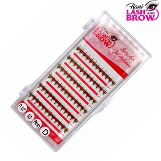 Lông Mi Trụ Katun - Mi Wispy 5D 007 C D - Mi Fan Sẵn Katun