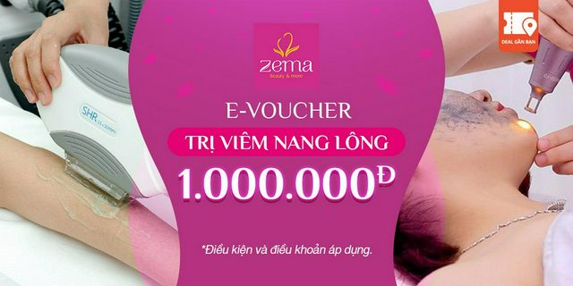 E-Voucher trị viêm nang lông tại Zema