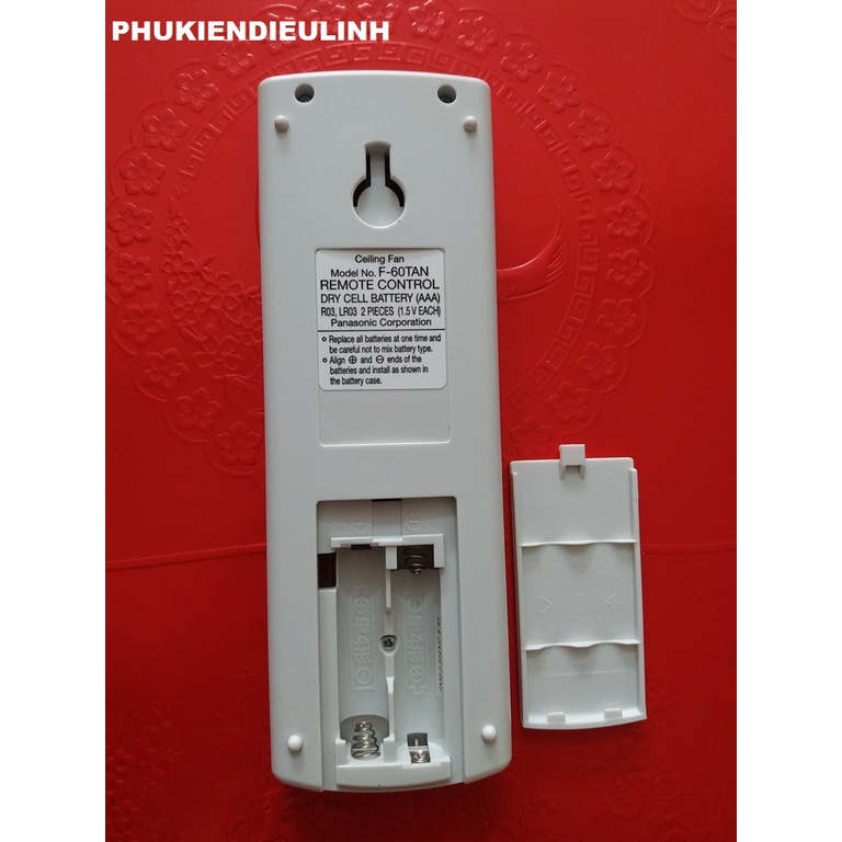 ĐIỀU KHIỂN QUẠT TRẦN 5 CÁNH PANASONIC F-60TAN