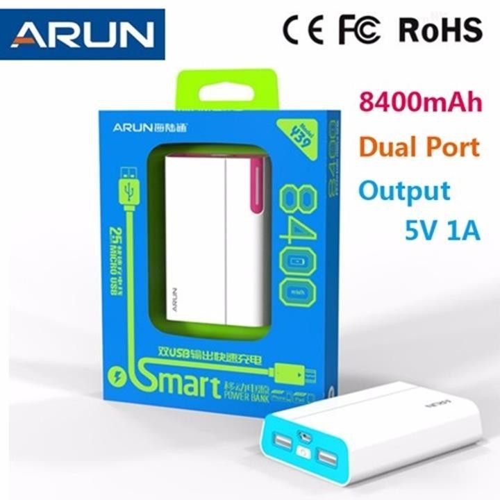 Pin dự phòng Arun. 8400mah