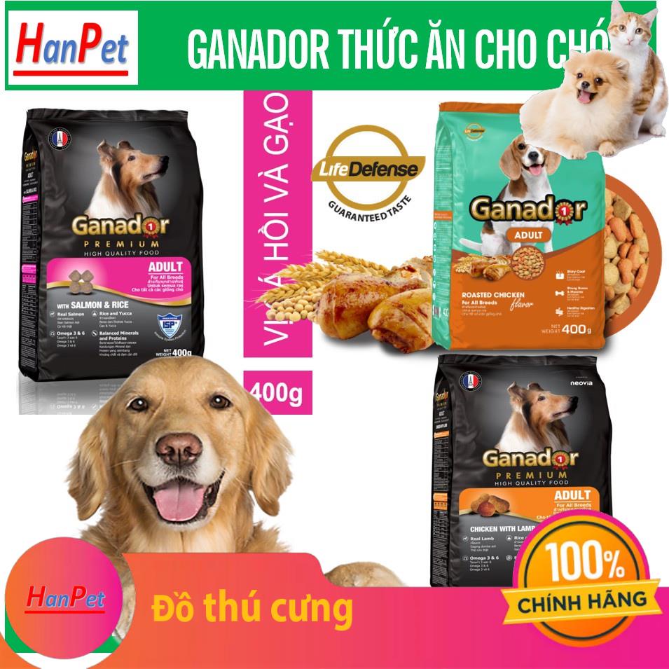 Hanpet. Thức ăn dạng hạt cao cấp GANADOR 3kg(2 loại) (dành cho chó dưới 1 năm tuổi)