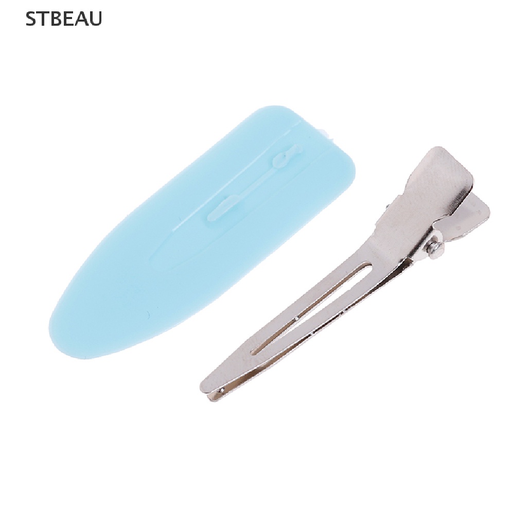 Set 4 Kẹp Tóc Không Để Lại Dấu Vết Hình Chiếc Lá 4 Màu Sắc