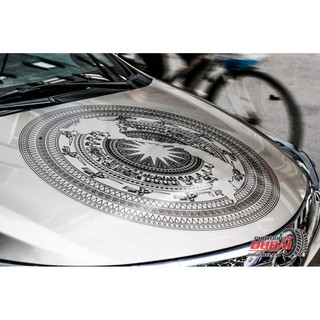 Tem dán sườn xe vios Trống Đồng