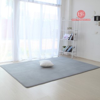 Thảm lông ngắn trải sàn phòng khách