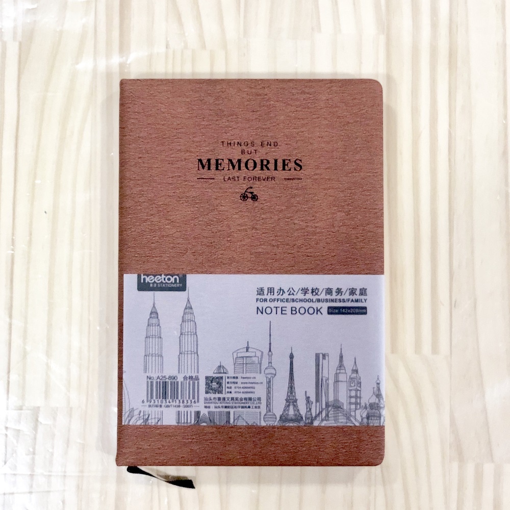 Sổ bìa da Heeton A25-890 khổ A5 (Kích thước: 142x208mm)