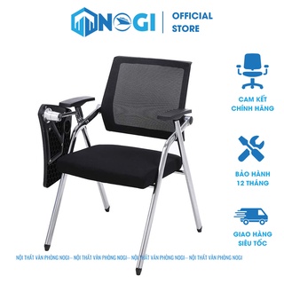 Ghế gấp training liền bàn GLB03 khung thép mạ bóng, chân kim loại chắc chắn. Đệm ghế ngồi dày dặn