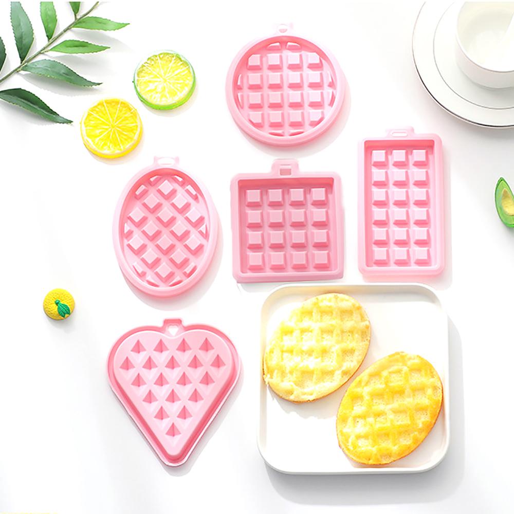 Khuôn Nướng Bánh Waffle Hình Vuông Bằng Silicone
