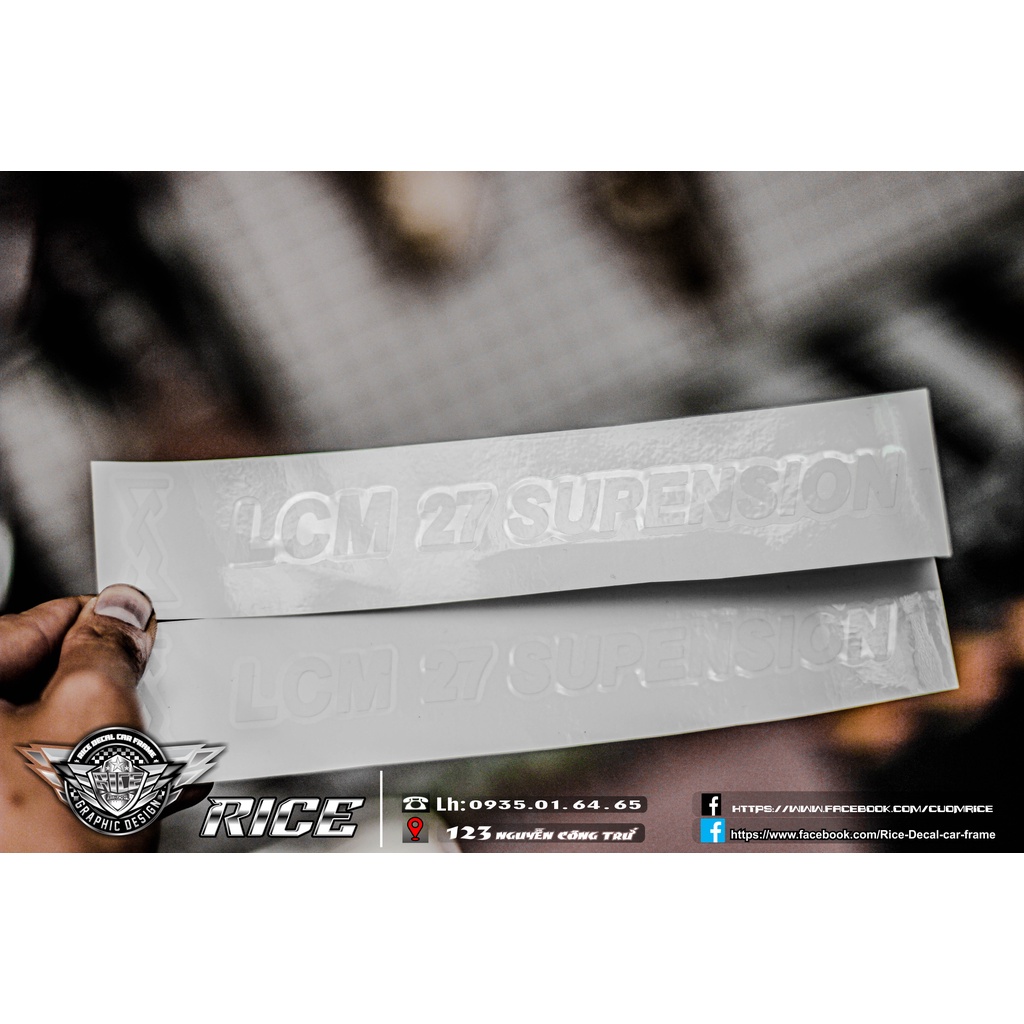 Tem LCM 27 Suspension 2 Màu