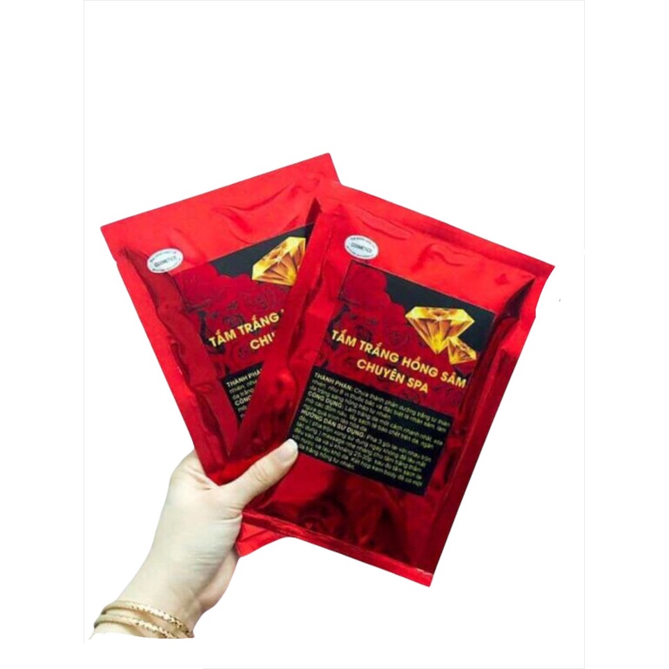 Tắm trắng hồng sâm, tắm trắng spa hống sâm