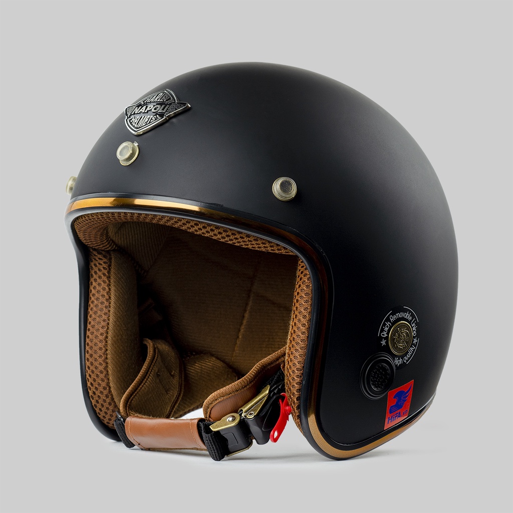 Mũ Bảo Hiểm 3/4 Napoli Line - HIFA.vn