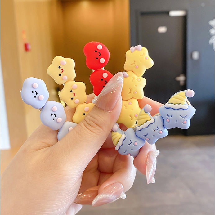 Kẹp tóc phong cách hoạt hình dễ thương dành cho em bé