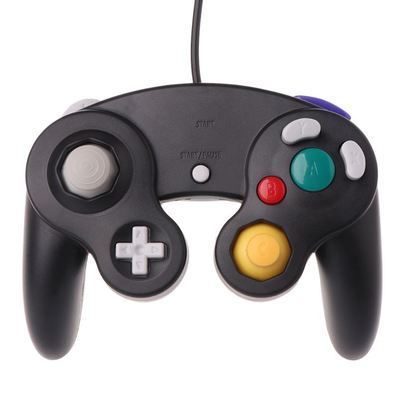 Alli NGC Wired Game Controller GameCube Gamepad for WII Video Game Console Control with GC Port