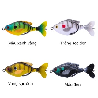 Mồi cá hơi, đi nổi - lửng - chìm, dài 7.5cm - nặng 8.5g, chuyên câu cá lóc, cá trào, cá chuối, cá sộp - moi cau lure