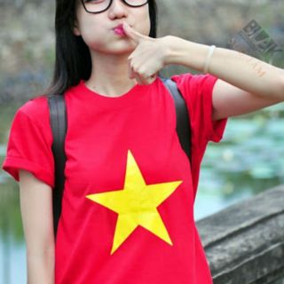 ÁO THUN CỜ ĐỎ SAO VÀNG NAM NỮ
