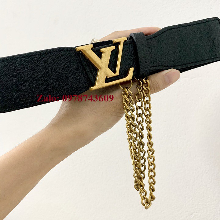 Đai váy nịt đầm kèm chain HOT 4cm